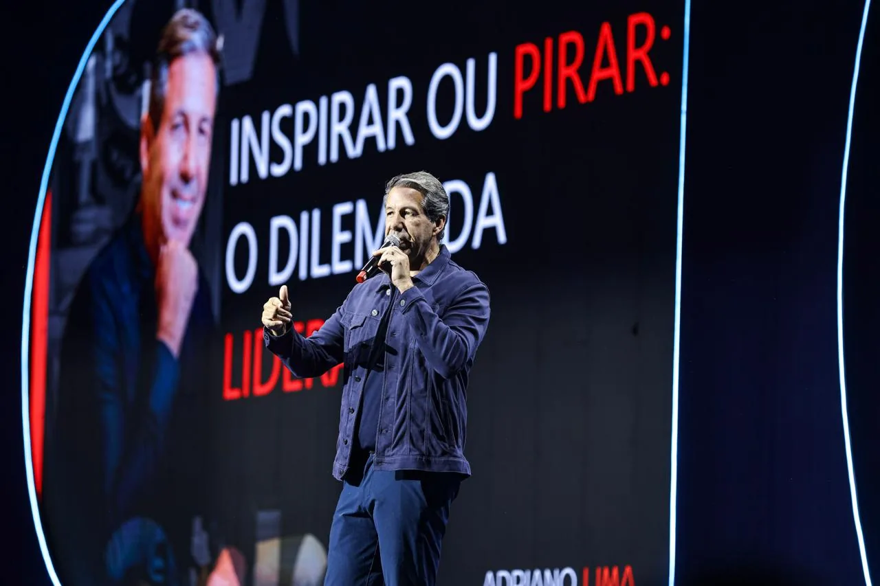 Adriano Lima na palestra Inspirar ou pirar